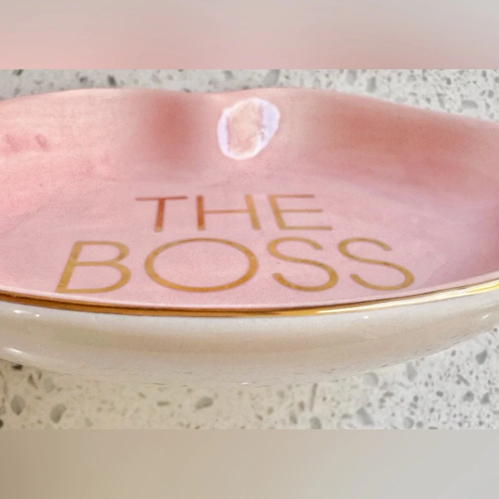 Ashland Pink Lips Ring Dish The Boss Jewelry Trinket Holder